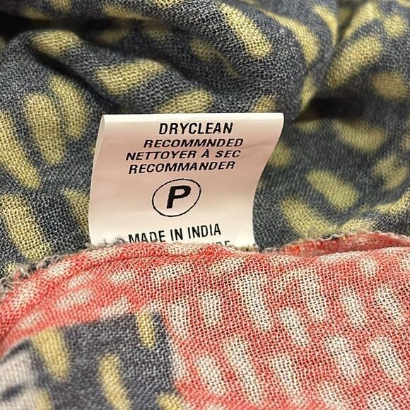 Anthropologie Bl-nk Leopard Patchwork Blouse S - Picture 9 of 9